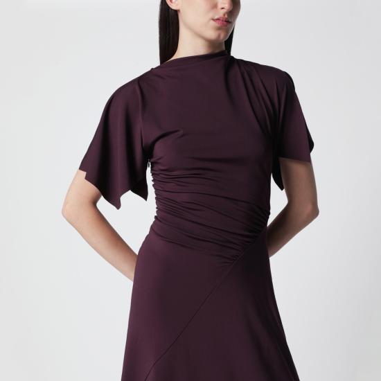 26FW 빅토리아 베컴 롱 원피스 1326JDR007350APL Burgundy - VICTORIA BECKHAM