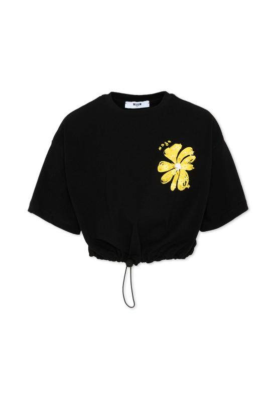 26SS [키즈] 엠에스지엠 티셔츠 S6MSJGTH106 110 BLACK - MSGM