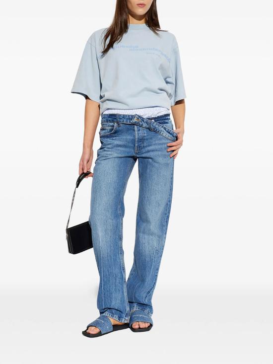 26FW 알렉산더 왕 데님 팬츠 4DC3264123 400C VINTAGE MARBLED BLUE - ALEXANDER WANG