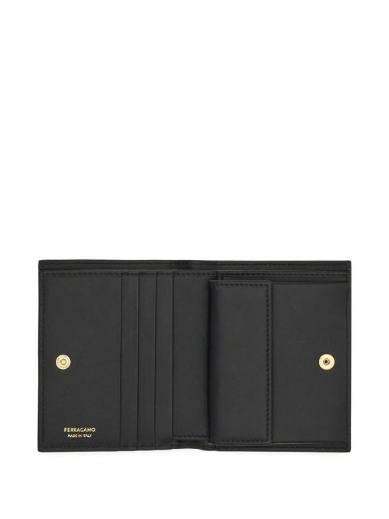 26FW 살바토레 페라가모 간치니 컴팩트 지갑 22D780 0796065 NERO - SALVATORE FERRAGAMO