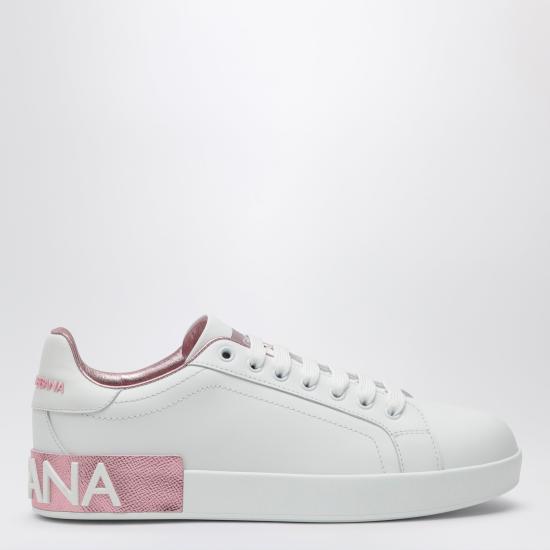 26FW 돌체앤가바나 카프스킨 나파 포르토피노 스니커즈 CK1544AX615 White