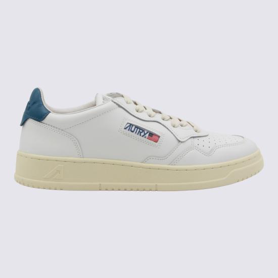 26FW 오트리 메달리스트 로우 스니커즈 AULM LL29 WHITE MALBLUE - AUTRY