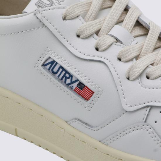 26FW 오트리 메달리스트 로우 스니커즈 AULM LL29 WHITE MALBLUE - AUTRY