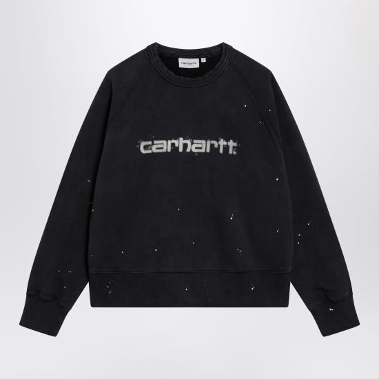 26FW 칼하트 WIP 긴팔 티셔츠 I036843CO Black
