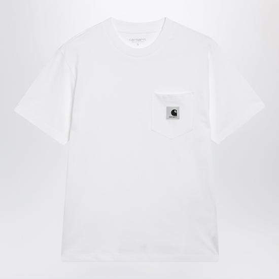 26FW 칼하트 WIP 포켓 티셔츠 I032215CO White