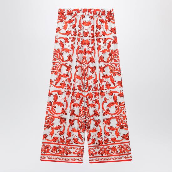 26FW 돌체앤가바나 팔라초 팬츠 FTDBNTGDDRE Orange - DOLCE & GABBANA