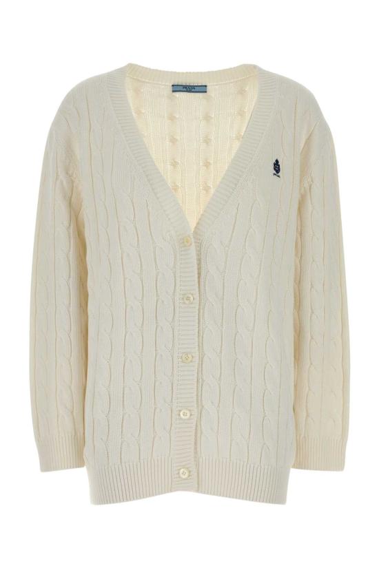 26FW 프라다 스웨터 P25O34SOOO19VL F0009 White