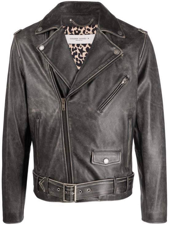 26SS 골든구스 바이커 자켓 GMP00297 P00064790100 BLACK - GOLDEN GOOSE
