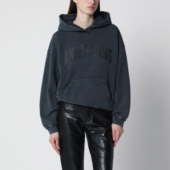 26FW 애니빙 후드 티셔츠 S 08 5185CO Black