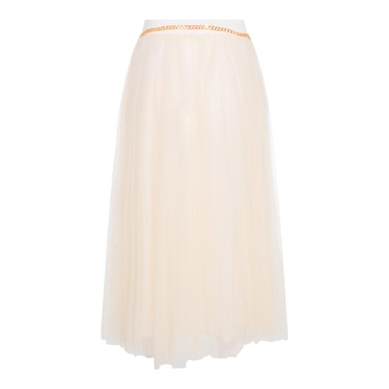 25FW 엘리자베타프랜치 롱 스커트 GO15057E2 DZ9 MILK - ELISABETTA FRANCHI