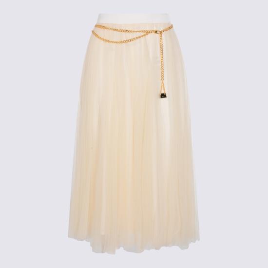 25FW 엘리자베타프랜치 롱 스커트 GO15057E2 DZ9 MILK - ELISABETTA FRANCHI