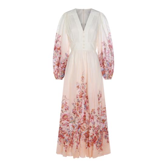 26SS 짐머만 롱 원피스 6875DRS261 IVF IVORY FLORAL
