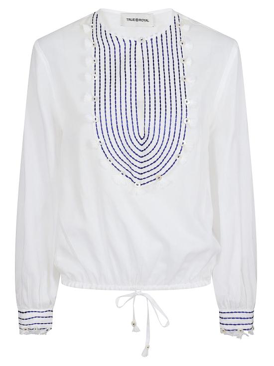 26SS 트루 로얄 블라우스 TRT188 TR G04 000 White