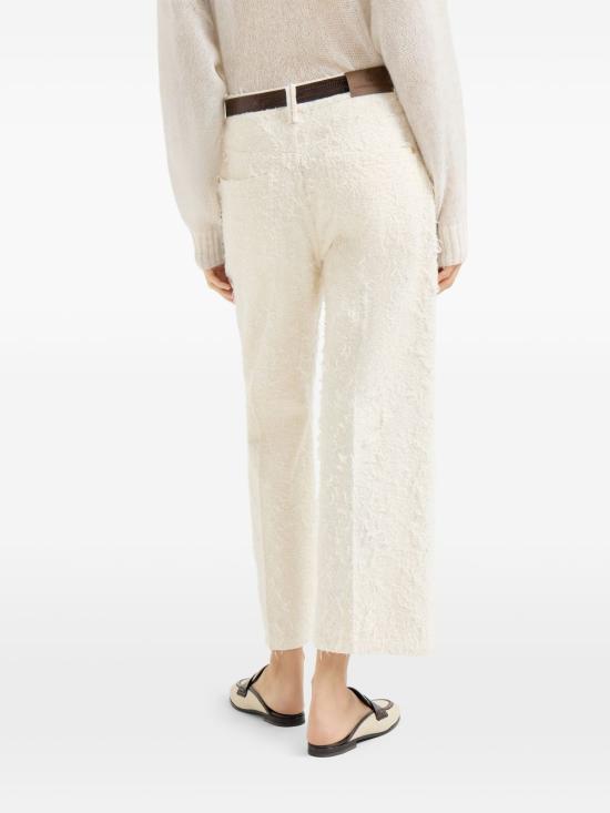 26SS 브루넬로 쿠치넬리 스트레이트 팬츠 ML121P4008 C001 ECRU - BRUNELLO CUCINELLI