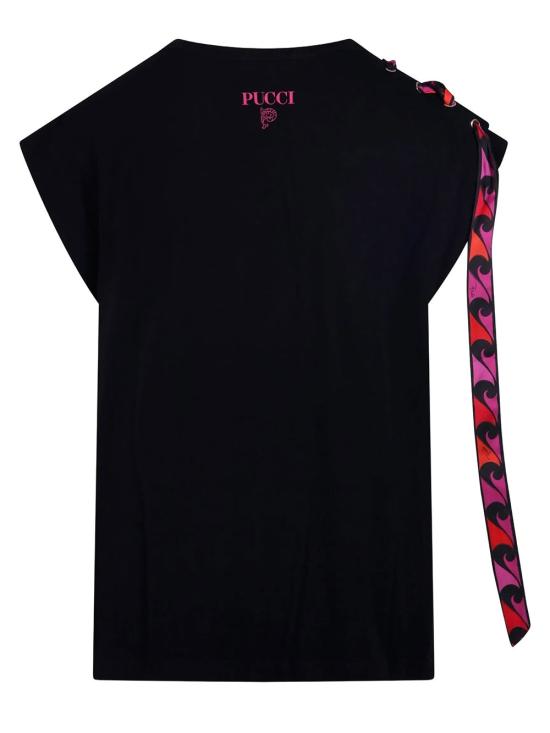 26SS 에밀리오푸치 민소매 티셔츠 6HTP406H990 999 BLACK - EMILIO PUCCI