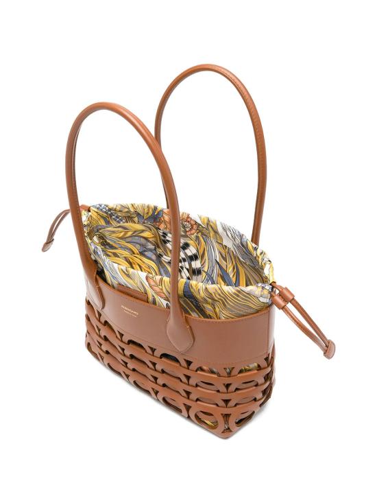 26SS 살바토레 페라가모 토트백 21A2290789991 NATURALE BROWN - SALVATORE FERRAGAMO