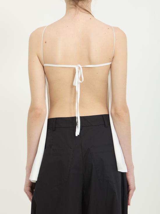 26SS 자크뮈스 민소매 티셔츠 ETOW00903AK00303 100 WHITE - JACQUEMUS
