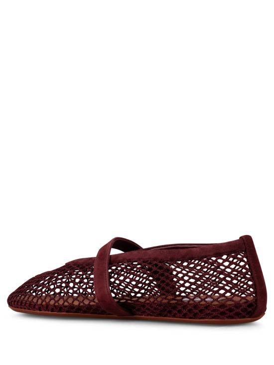 26FW 알라이아 피쉬넷 발레 플랫 AA3A029TK061 325 BORDEAUX - ALAIA