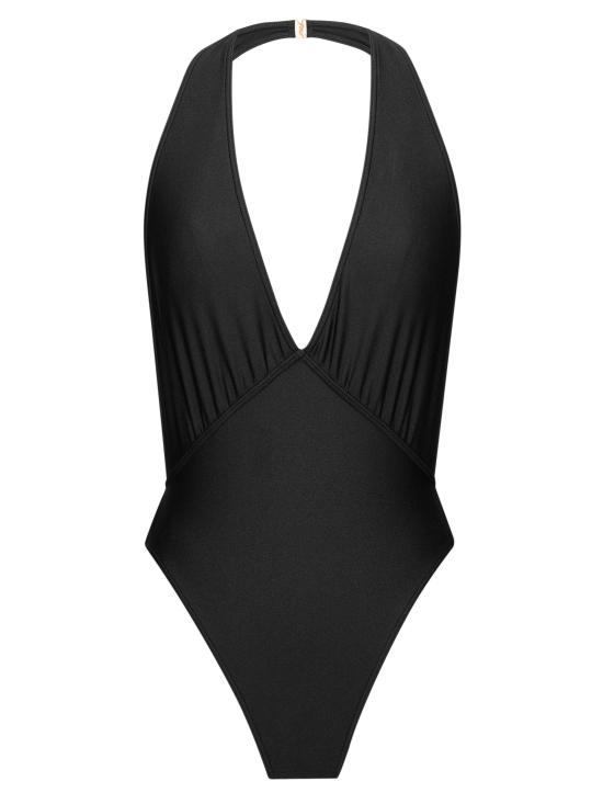 26SS 생로랑 원피스 수영복 859623Y37WN 1000 BLACK