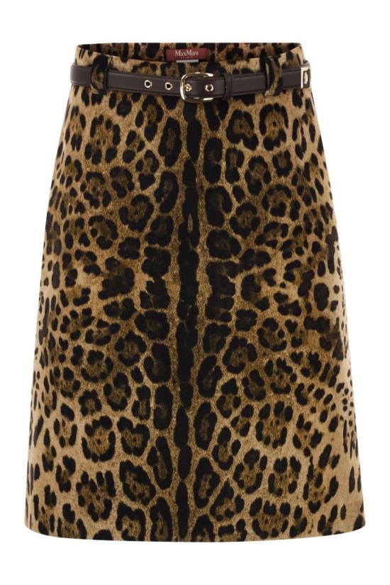 26FW 막스마라 미디 스커트 2626106011600 001 BROWN