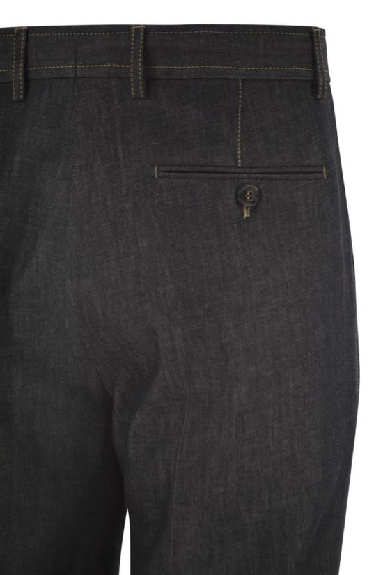 26FW 브루넬로 쿠치넬리 스트레이트 팬츠 MH264LD01 C1474 DARK GREY - BRUNELLO CUCINELLI