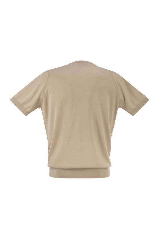 26SS 존스메들리 반팔 티셔츠 KEMPTON ALMOND BEIGE - JOHN SMEDLEY