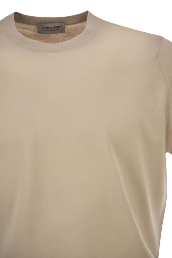 26SS 존스메들리 반팔 티셔츠 KEMPTON ALMOND BEIGE - JOHN SMEDLEY