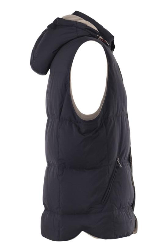 26FW 브루넬로 쿠치넬리 패딩 조끼 MV4081628 CIX44 NAVY - BRUNELLO CUCINELLI
