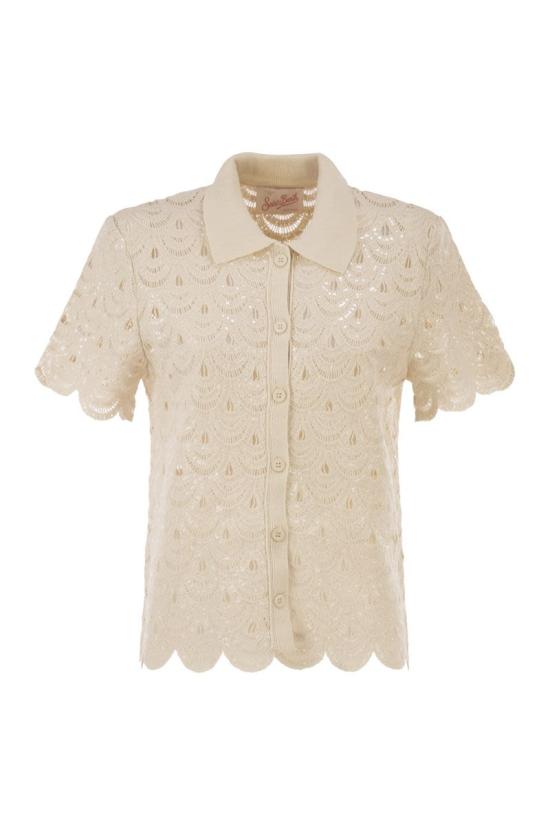 26SS 세인트바쓰 반팔 티셔츠 MOE0001 01719L LIGHT BEIGE