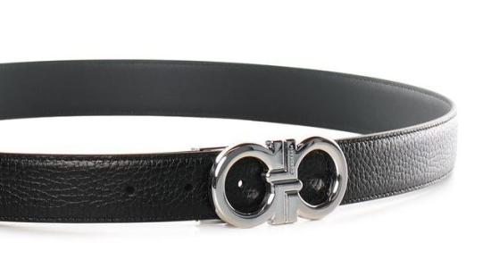 26SS 살바토레 페라가모 가죽 벨트 670644791060NEROBLUE BLACK - SALVATORE FERRAGAMO