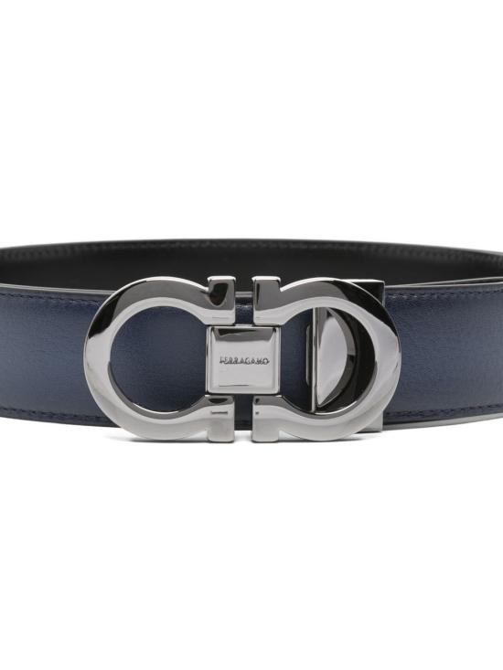 26SS 살바토레 페라가모 가죽 벨트 679535790261GRAPHITE GRAPHITE NERO - SALVATORE FERRAGAMO