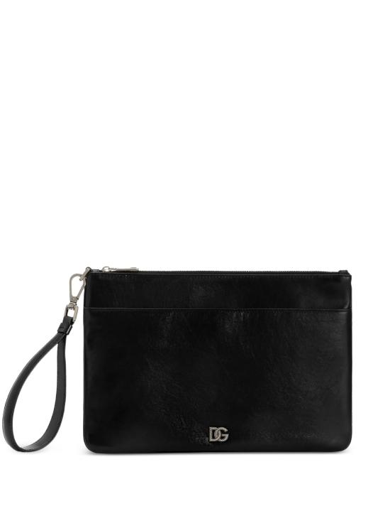 26SS 돌체앤가바나 레더 토일레트리 클러치 BP3294AU99480999 NERO
