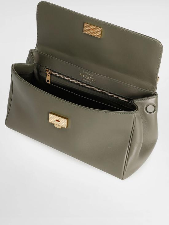 26SS 돌체앤가바나 마이 시실리 핸드백 BB7782B732180560 VERDE MILITARE - DOLCE & GABBANA
