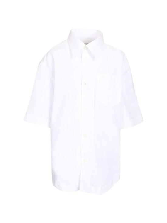 26SS 아미 포플린 반팔 셔츠 USH809CO0063100 WHITE