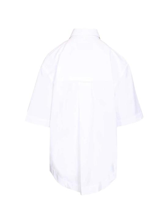 26SS 아미 포플린 반팔 셔츠 USH809CO0063100 WHITE - AMI