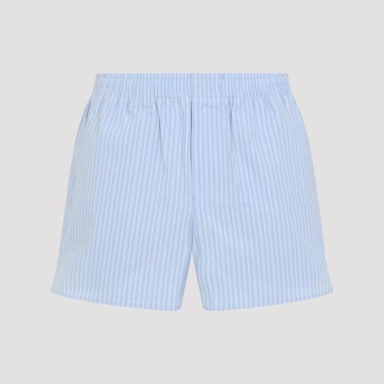 26SS 아미 숏팬츠 USO806CO02194844 BLEU CACHEMIRE BLANC - AMI