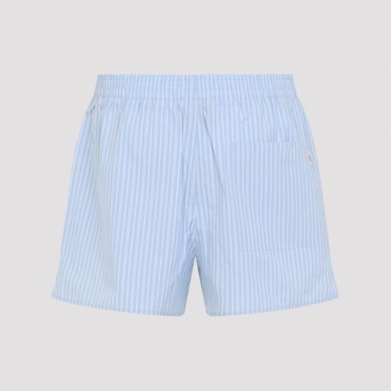 26SS 아미 숏팬츠 USO806CO02194844 BLEU CACHEMIRE BLANC - AMI