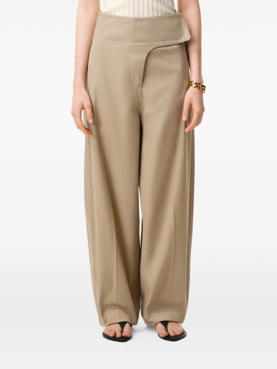 26SS 아미 코튼 랩드 벨티드 트라우저 FTR866CO0132A036 BEIGE TAUPE - AMI