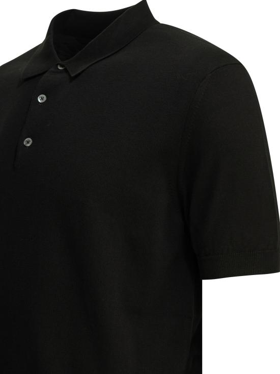 26FW 바라쿠타 폴로 티셔츠 BRMAG0003BKNT1100 BLACK - BARACUTA