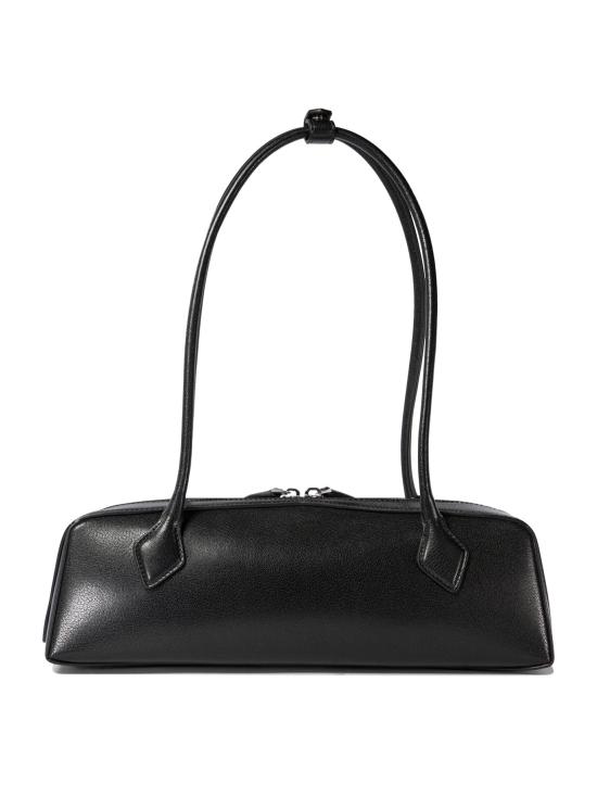 26FW 알라이아 르 테켈 미디움 레더 숄더백 AA1S06033CA212999 BLACK - ALAIA