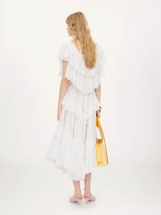 26FW 끌로에 롱 스커트 CH26AJU75040107 BIANCO - CHLOE