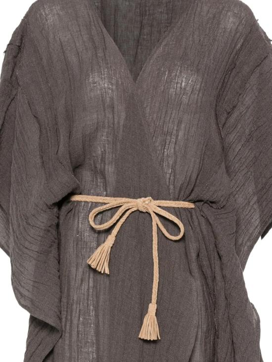 26SS 120 리노 롱 원피스 33BLIW4PLS000G486702700909 MARRONE - 120 LINO