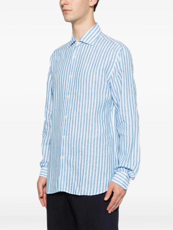 26SS 120 리노 긴팔 셔츠 33AL2M19O5000G438700710111 AZZURRO - 120 LINO