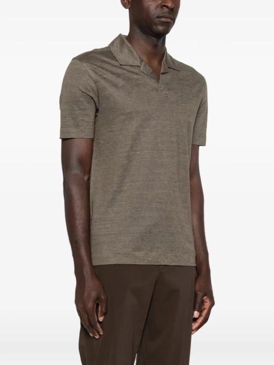 26SS 에르메네질도제냐 폴로 티셔츠 UH352A3H747N07 VERDE - ERMENEGILDO ZEGNA