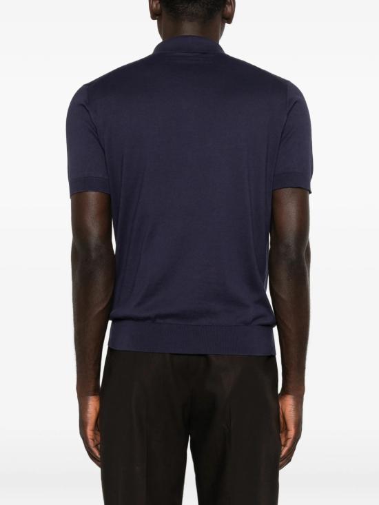 26SS 에르메네질도제냐 폴로 티셔츠 UHC90A3C32B07 BLUE - ERMENEGILDO ZEGNA