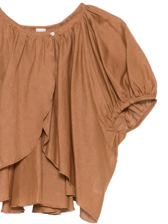 26SS 120 리노 블라우스 33BLIW1PLF000G494700700681 MARRONE - 120 LINO