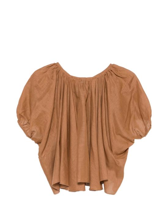 26SS 120 리노 블라우스 33BLIW1PLF000G494700700681 MARRONE - 120 LINO
