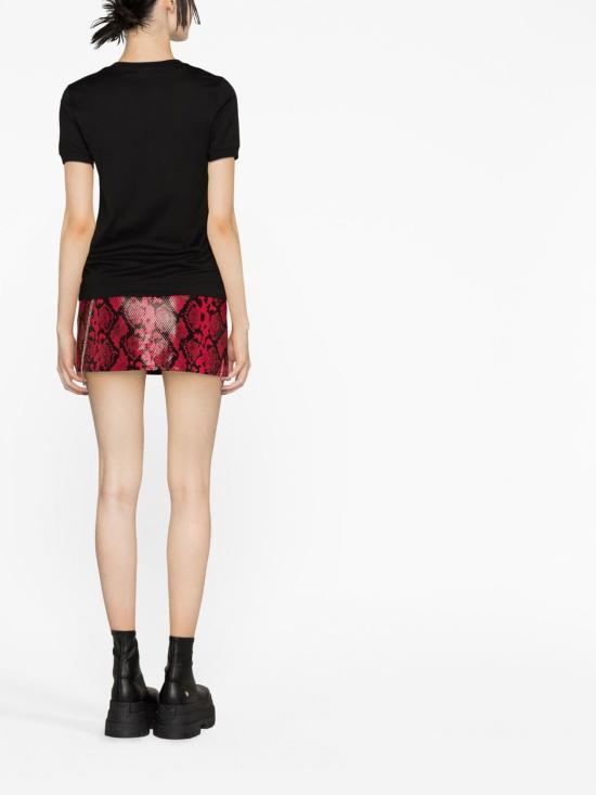 26FW 돌체앤가바나 크리스탈 DG 로고 코튼 티셔츠 F8N08ZG7B3UN0000 NERO - DOLCE & GABBANA