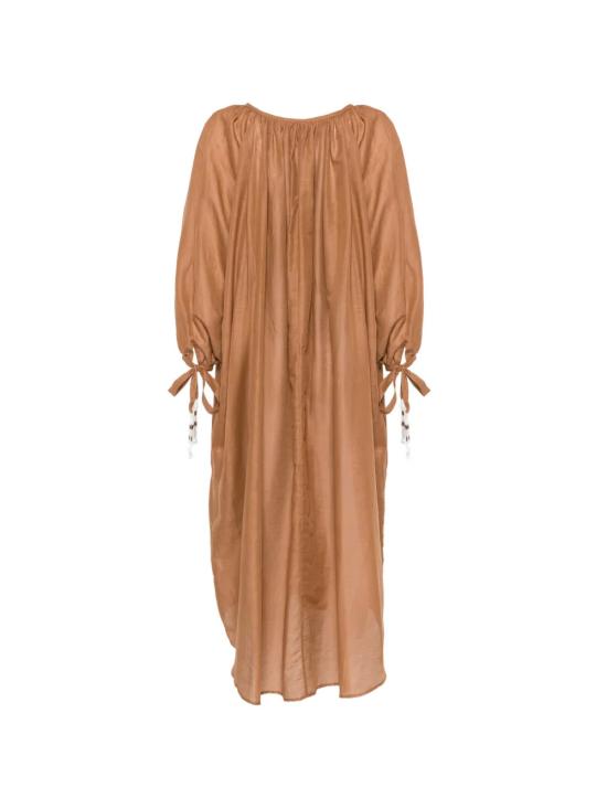 26SS 120 리노 롱 원피스 33BLIW4PLO000G494702700681 MARRONE - 120 LINO