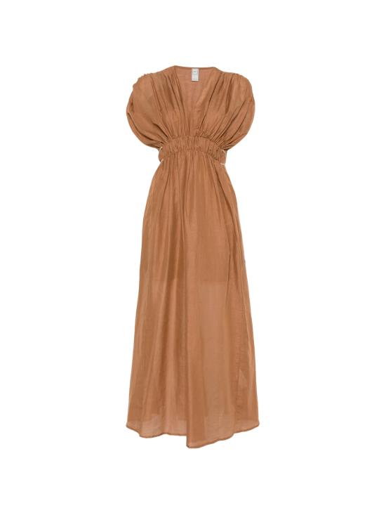 26SS 120 리노 롱 원피스 33BLIW4PLQ000G494700700681 MARRONE